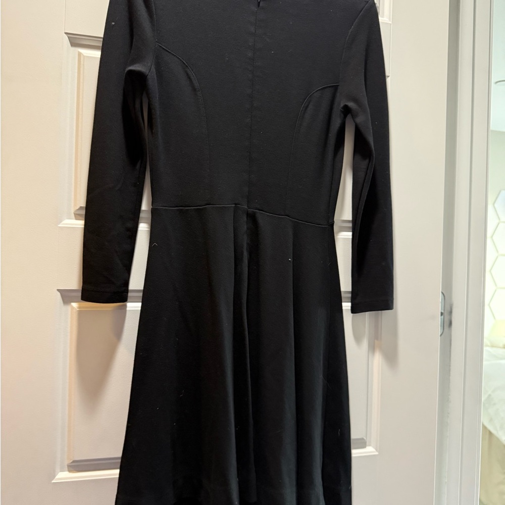 Elegant Black Long Sleeve Dress